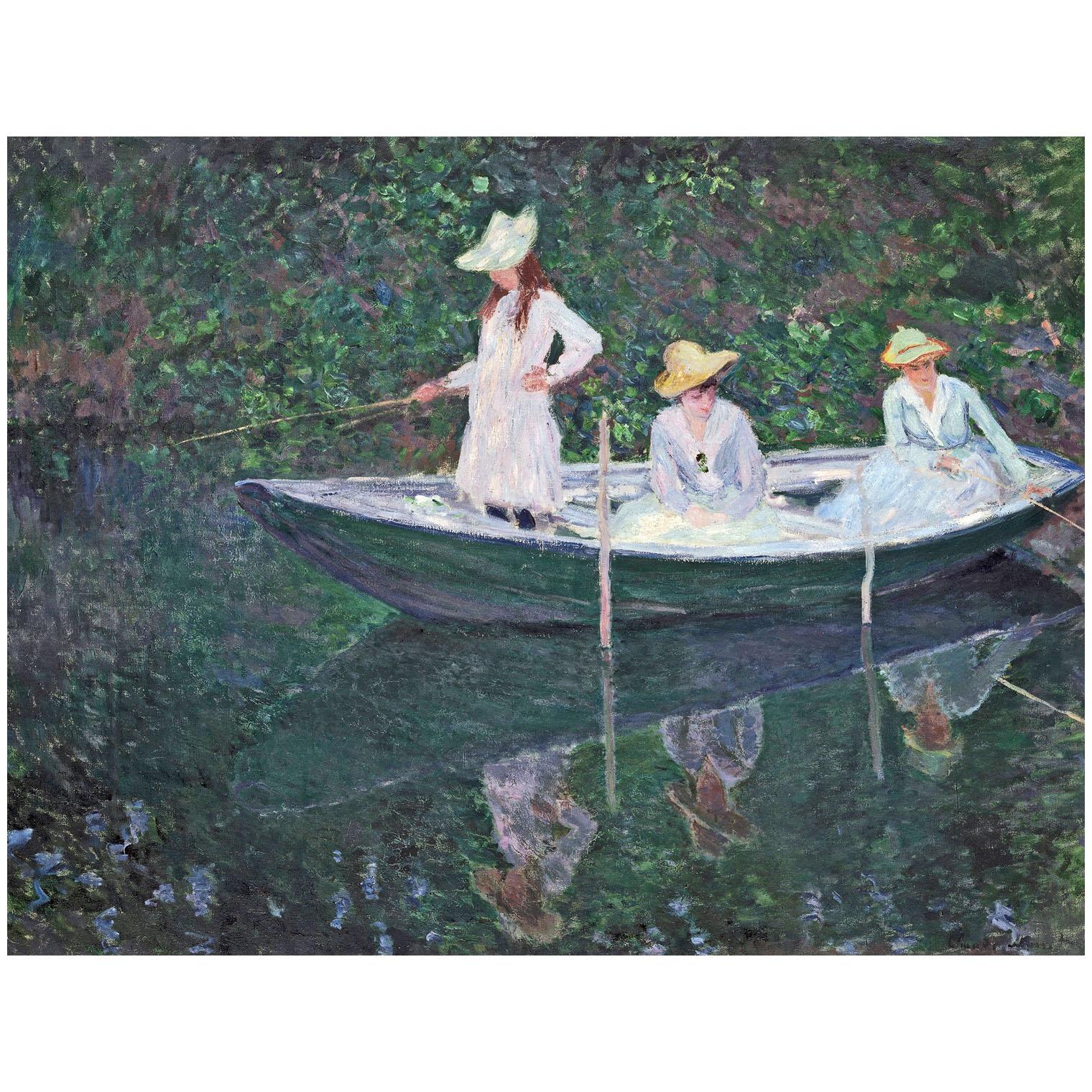 Claude Monet. La barque à Giverny. 1887. Musee d’Orsay Paris