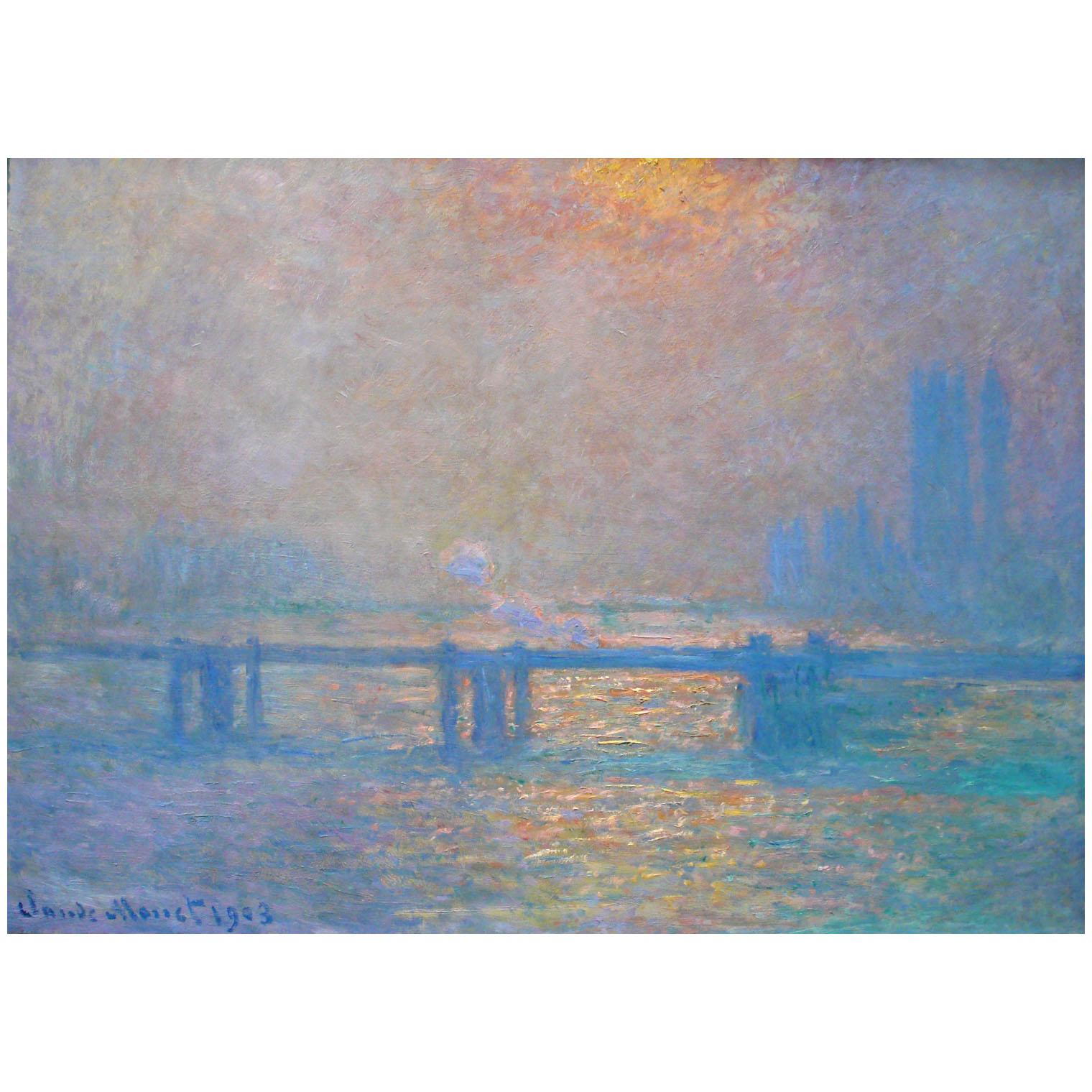 Claude Monet. Charing Cross Bridge. 1903. MBA Lyon