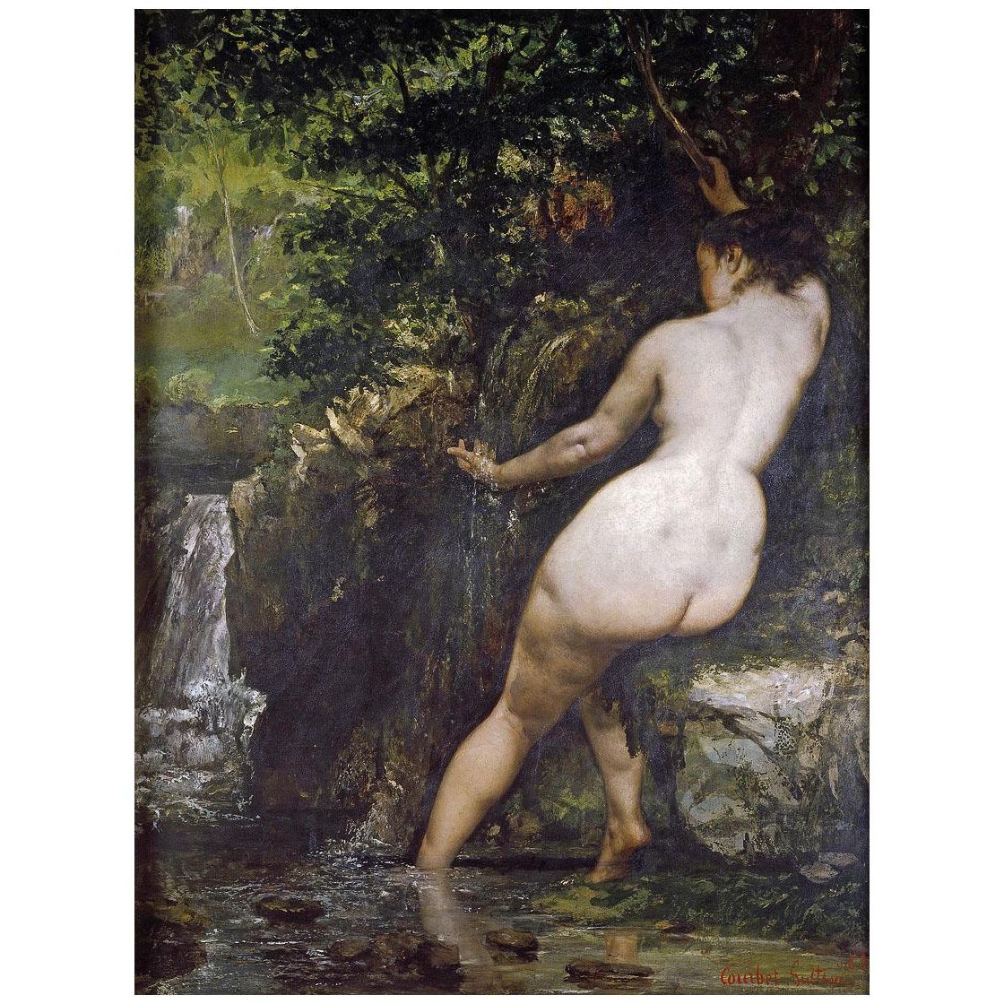 Gustave Courbet. La Source. 1868. Musee d’Orsay Paris