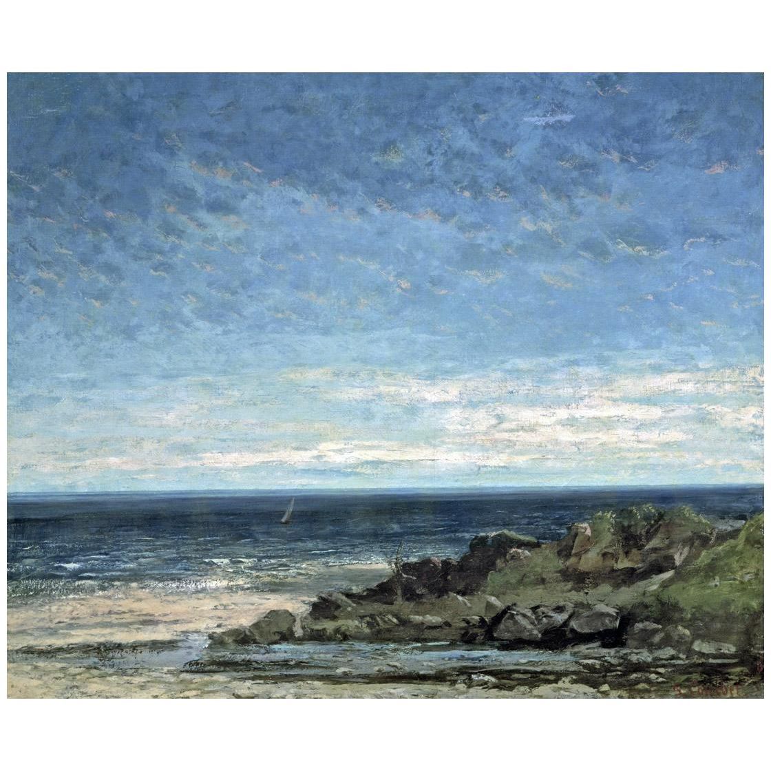 Gustave Courbet. La mer. 1867. Pushkin Museum Moscow