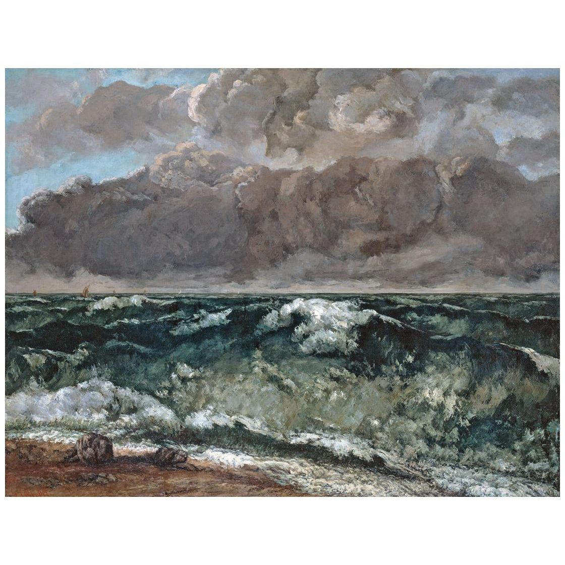 Gustave Courbet. La vague. 1869. Alte Nationalgalerie Berlin