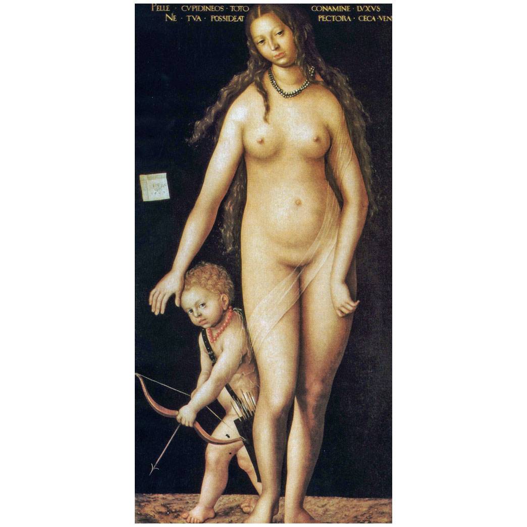 Lucas Cranach the Elder. Venus and Cupid. 1509. Hermitage