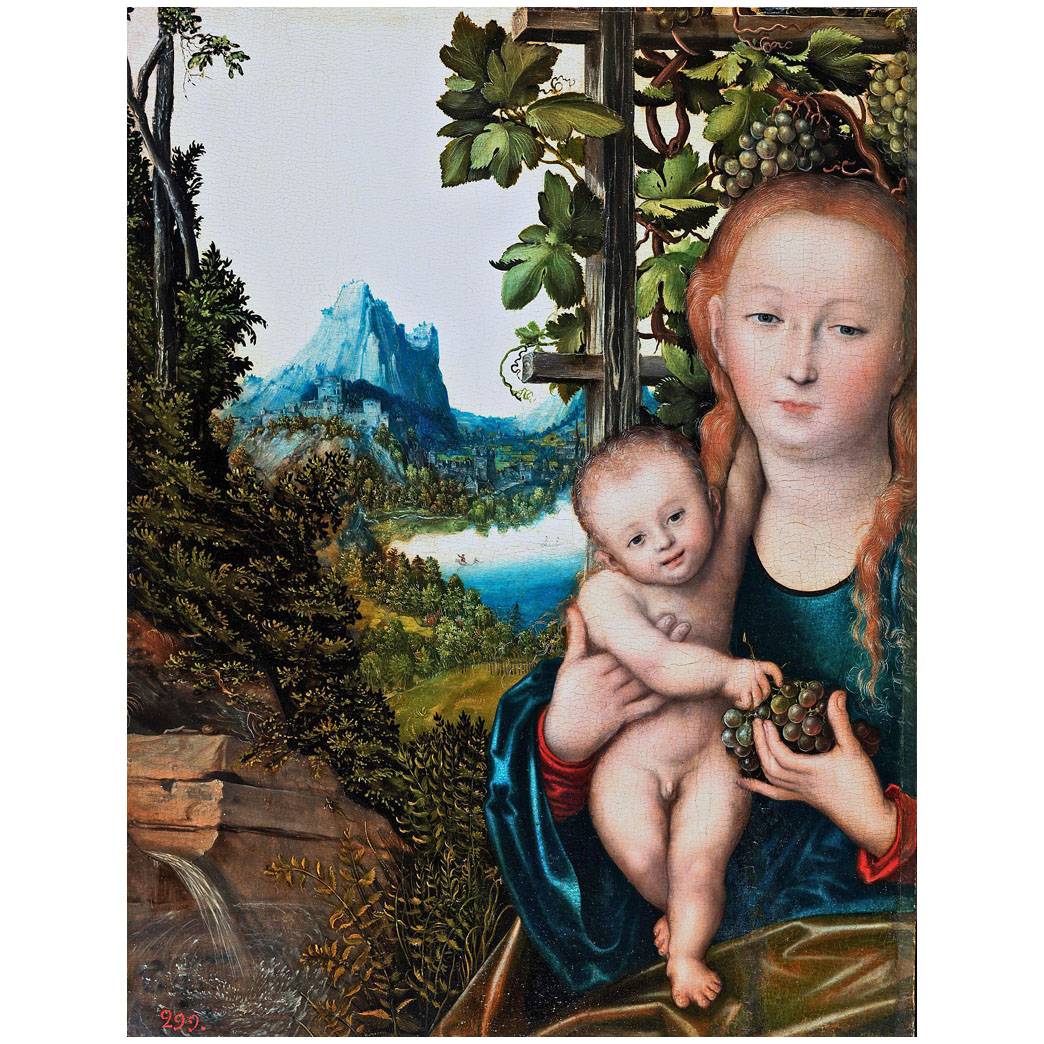 Lucas Cranach the Elder. Madonna and Child. 1520. Pushkin Museum Moscow