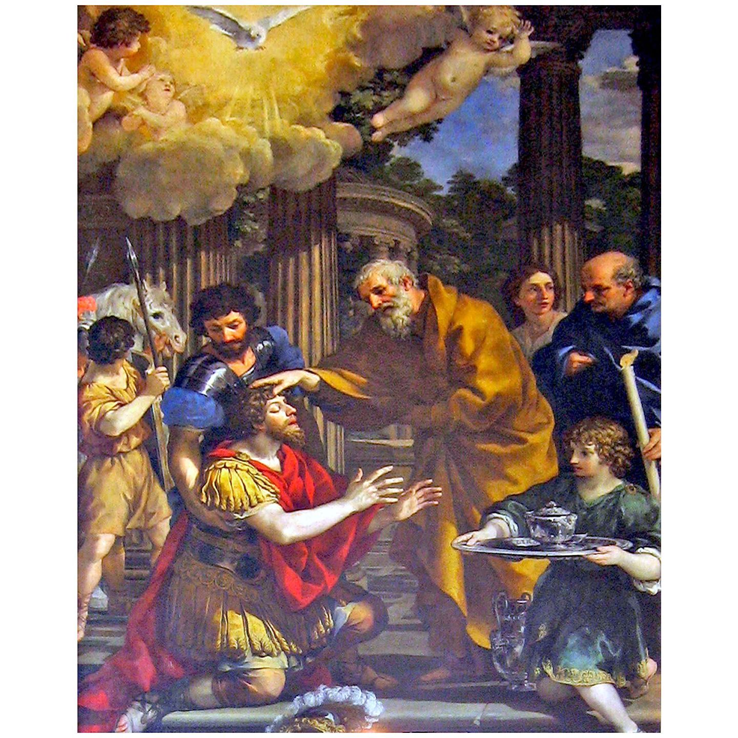 Pietro da Cortona. Anania restituisce la vista a San Paolo. 1631. S. Maria della Concezione, Roma