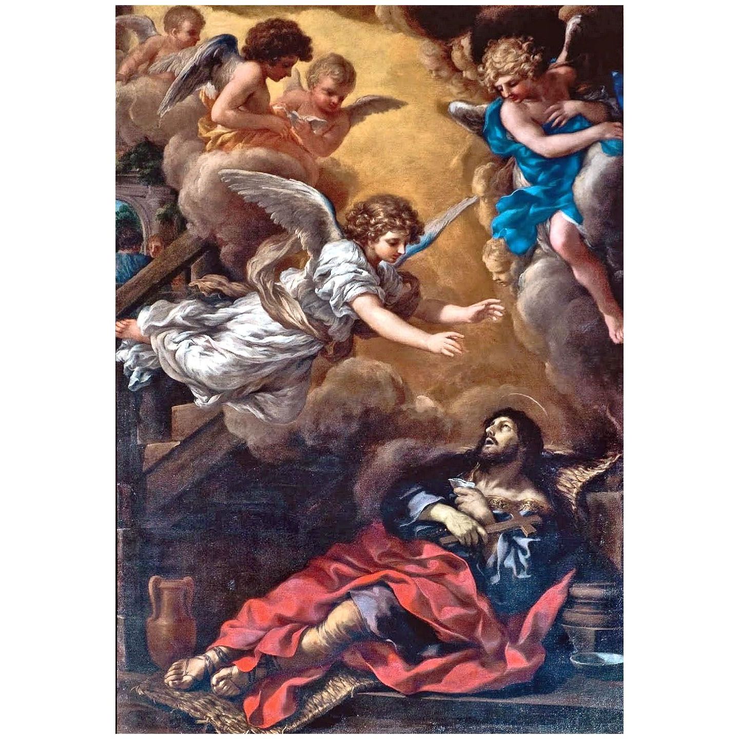 Pietro da Cortona. Sant'Alessio morente. 1638. Chiesa dei Girolamini, Napoli