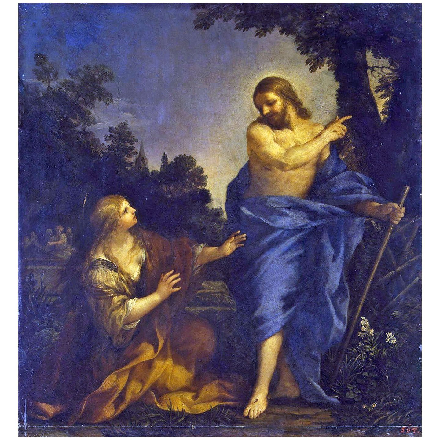 Pietro da Cortona. Cristo apare a Maria Maddalena. 1640-1650. Hermitage
