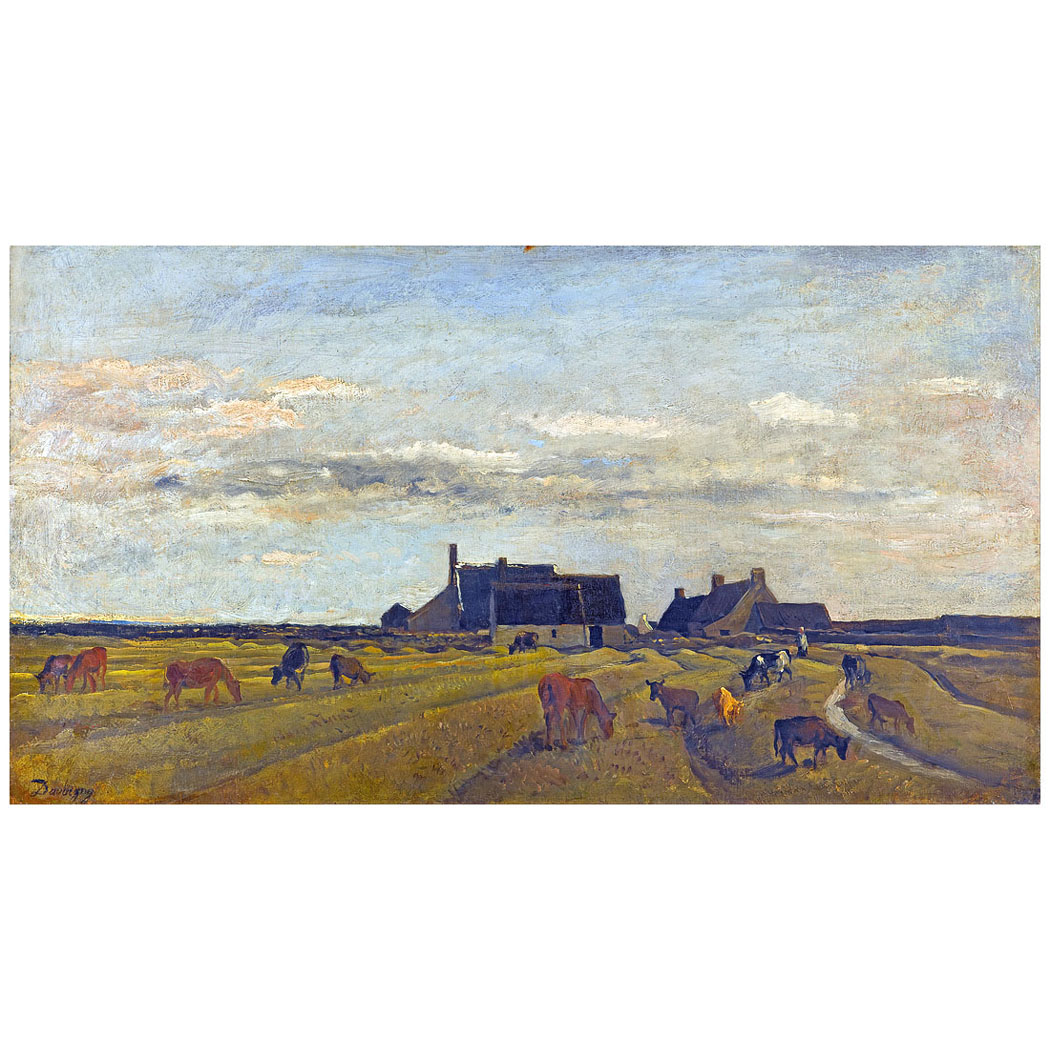 Charles-François Daubigny. Ferme en Brittany. 1868. Kunstmuseum Den Haag