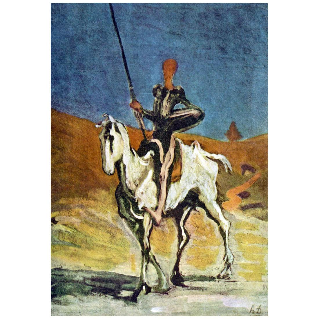 Honore Daumier. Don Quichotte. 1868. Neue Pinakothek, Munchen