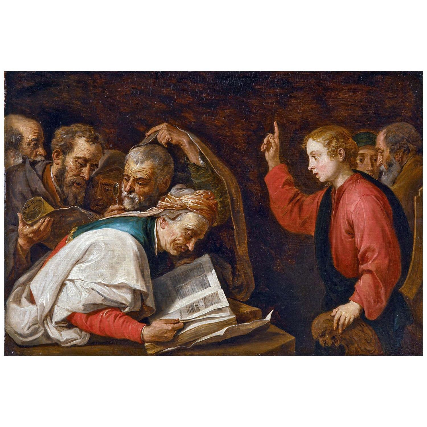 David Teniers II. Jesus among Doctors. 1651. KHM Wien 