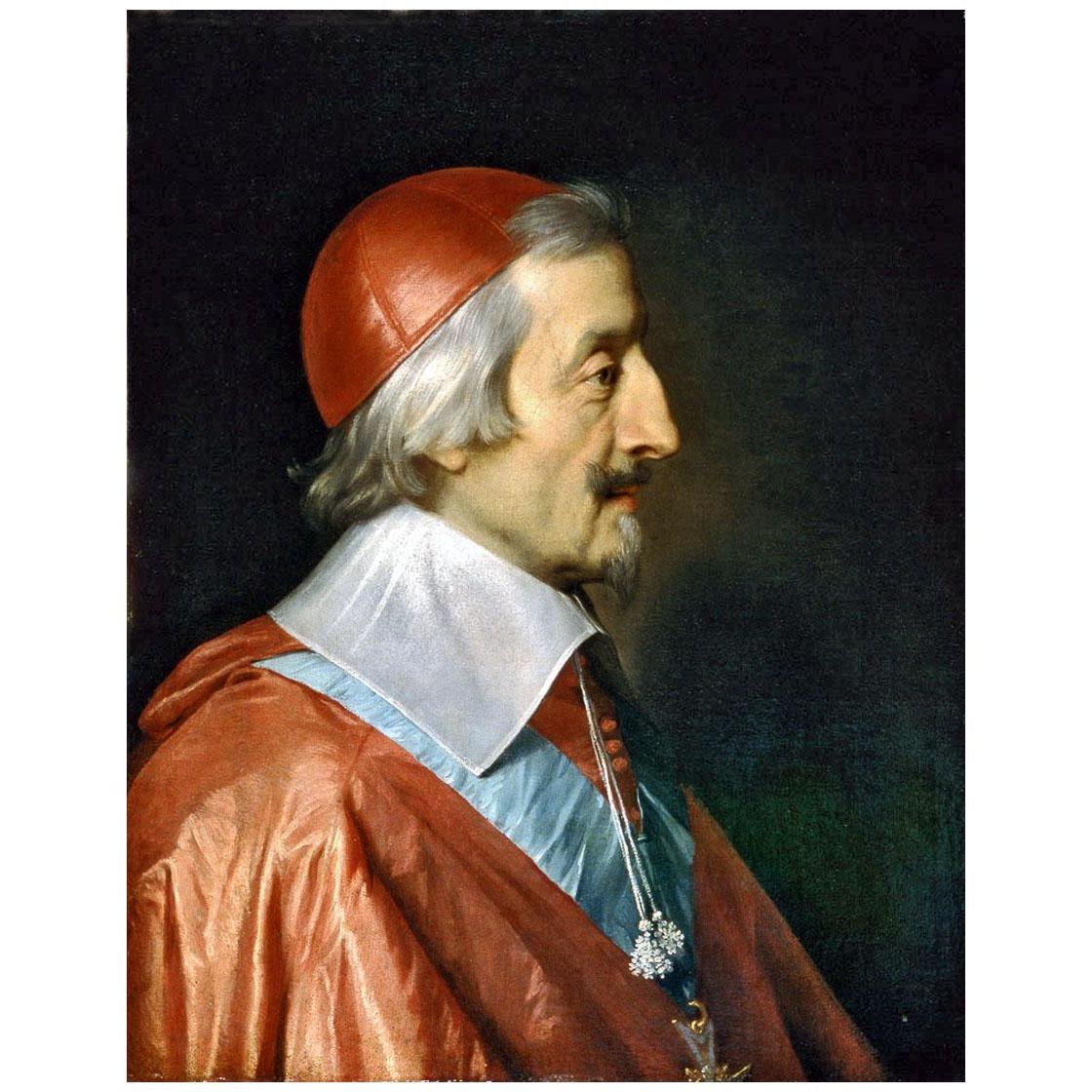 Philippe de Champaigne. Cardinal de Richelieu. 1642. Musee des Beaux Arts de Strasbourg