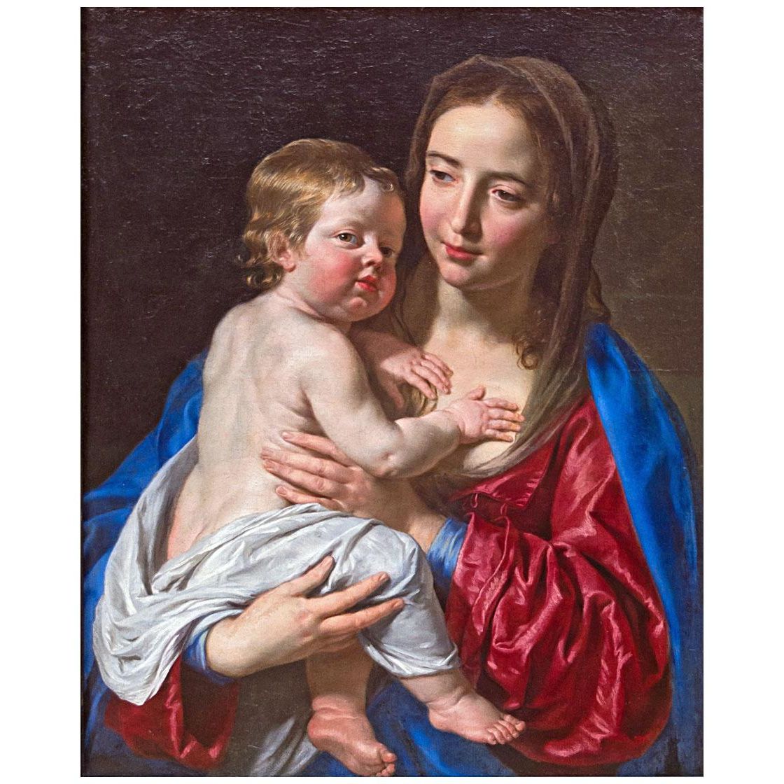 Philippe de Champaigne. Vierge à l'Enfant. 1642. Alte Pinakothek Munchen