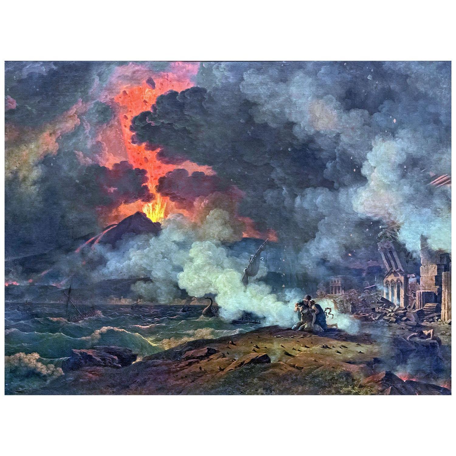 Pierre-Henri de Valenciennes. Eruption du Vésuve. 1813. Musée des Augustins Toulouse