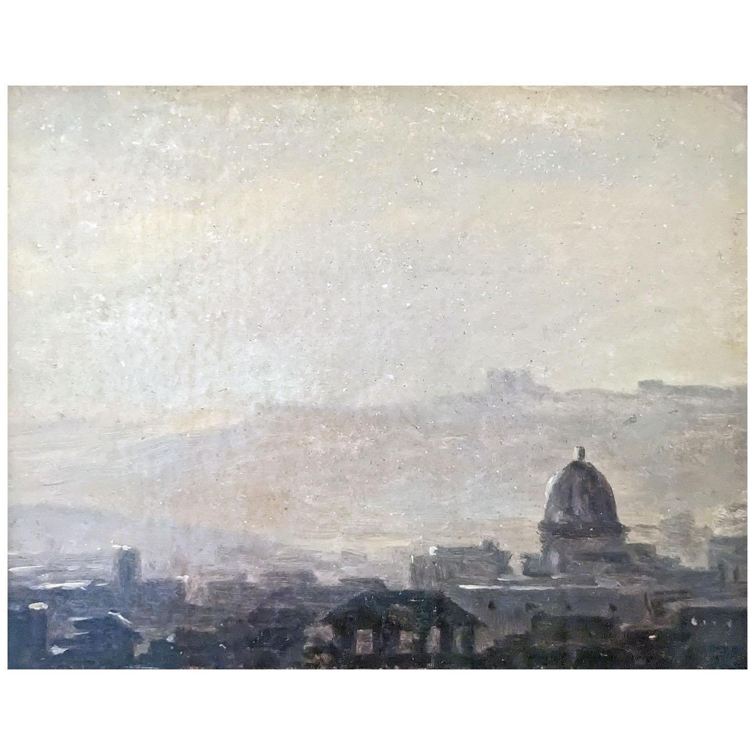 Pierre-Henri de Valenciennes. Vue de Rome le matin. 1785. Musee du Louvre