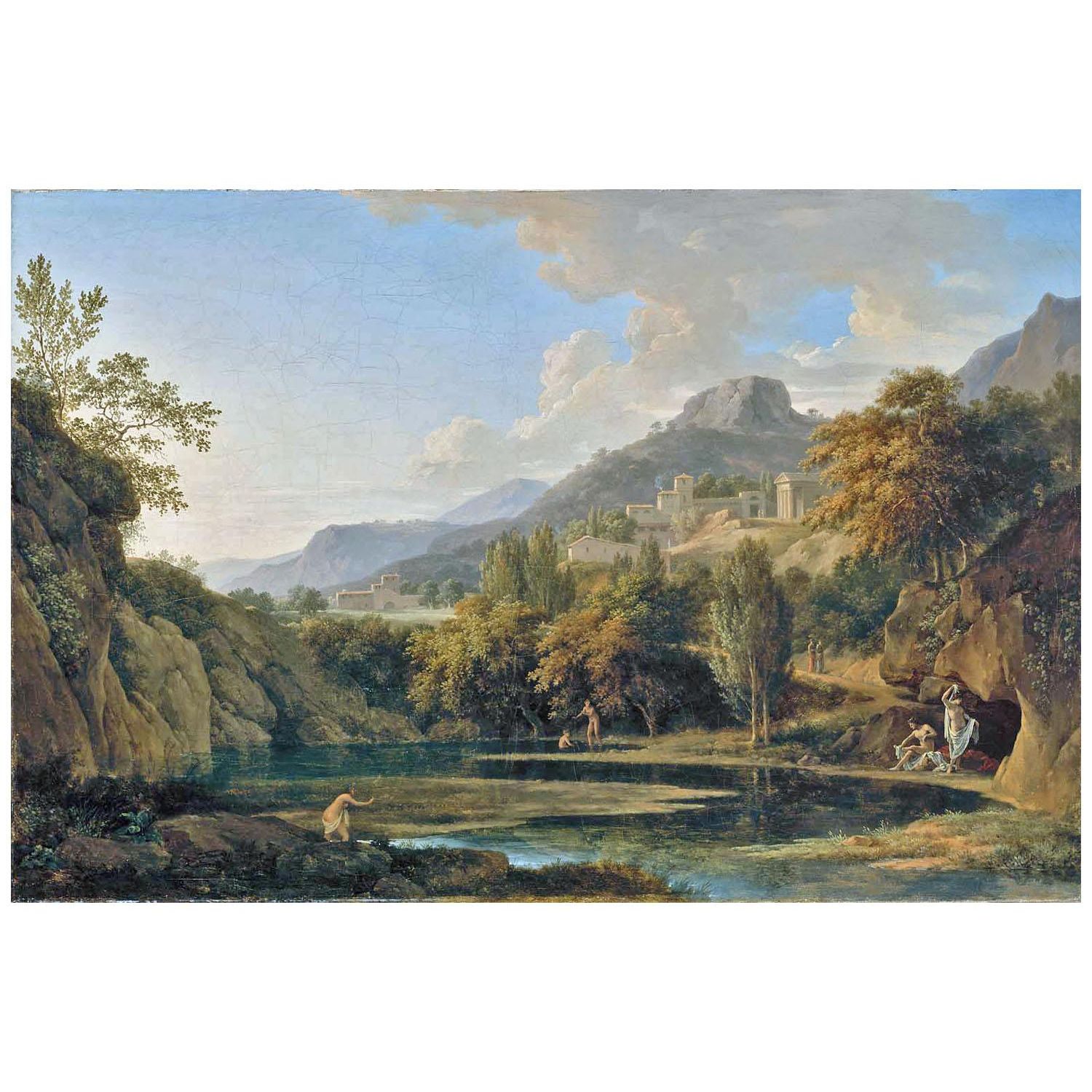 Pierre-Henri de Valenciennes. Paysage italien. 1780. Boston Museum of Fine Arts