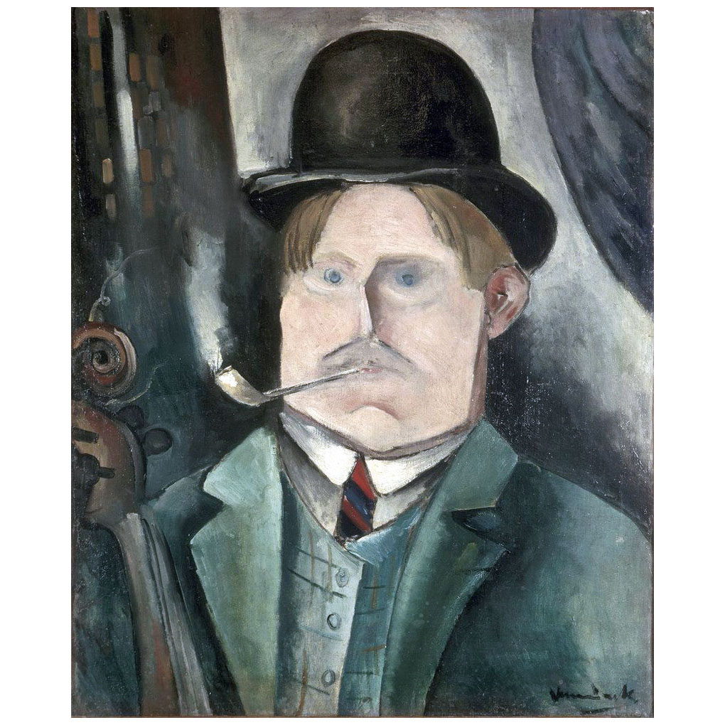 Maurice de Vlaminck. Autoportrait avec tube. 1911. Centre Pompidou