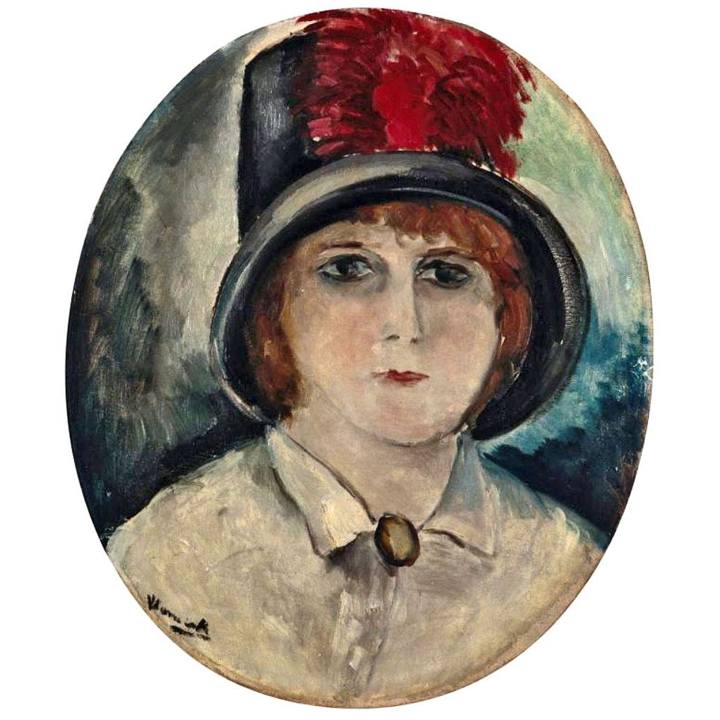 Maurice de Vlaminck. Madame Lucie Kahnweiler. 1912. Centre Pompidou Paris