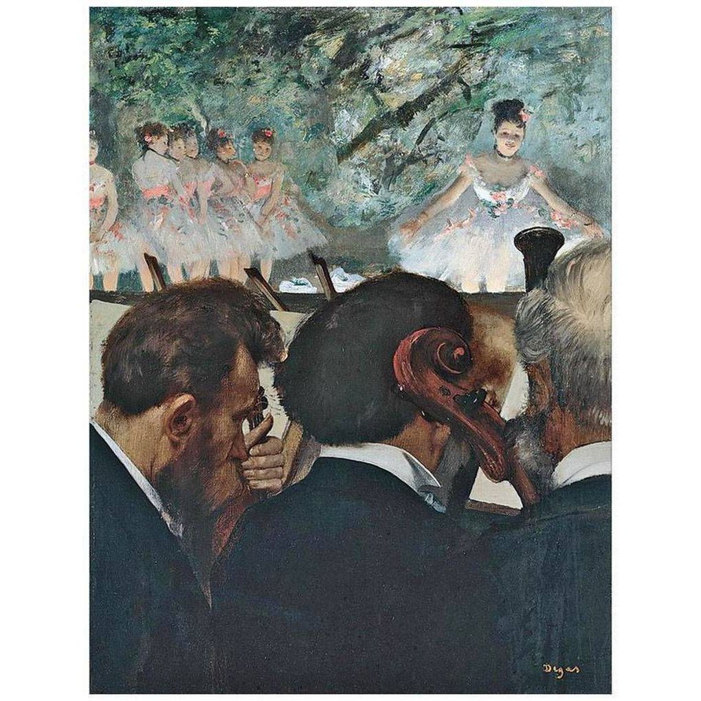 Эдгар Дега. Музыканты в Опере. 1870-71. Музей Штедель, Франкфурт