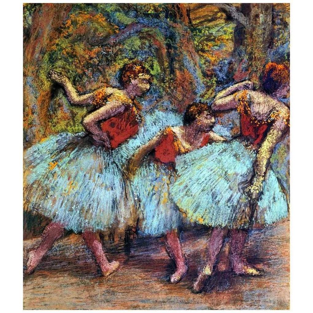 Эдгар Дега. Три балерины в голубом. 1903. Фонд Бейелер, Базель