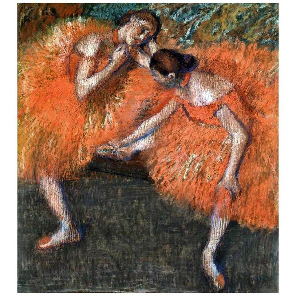 Эдгар Дега. Две балерины в красном. 1898. Альбертиниум, Дрезден
