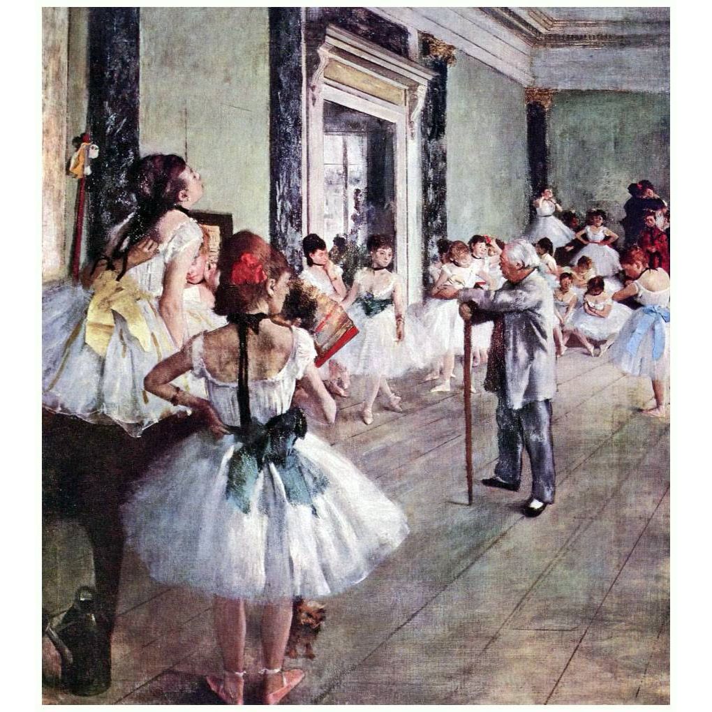 Эдгар Дега. Танцевальный класс. 1874. Музей д'Орсе, Париж