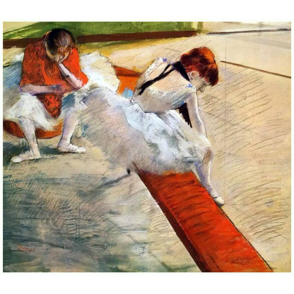 Эдгар Дега. Отдых балерин. 1885. Бостон