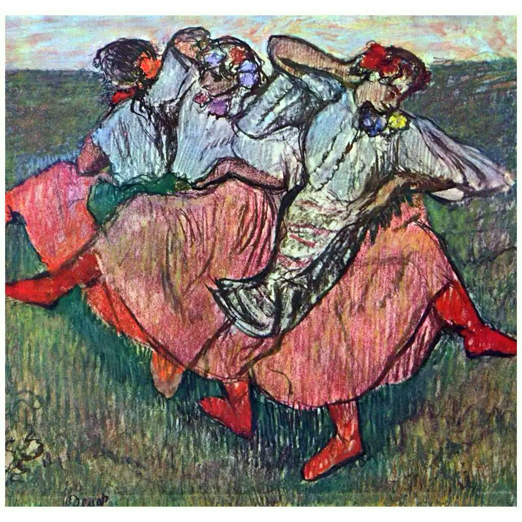 Эдгар Дега. Русские танцовщицы. 1890. Национальный музей, Стокгольм