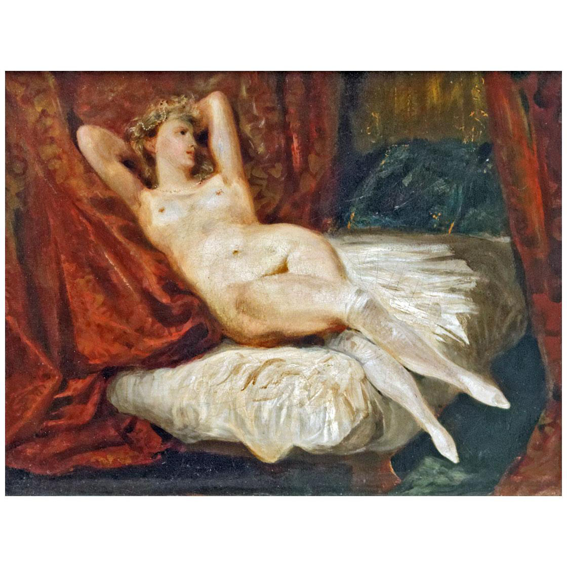 Eugene Delacroix. La Femme aux bas blancs. 1830. Louvre Paris