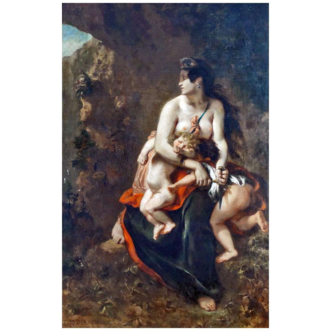 Eugene Delacroix. Medee. 1838. Palais des Beaux-Arts de Lille