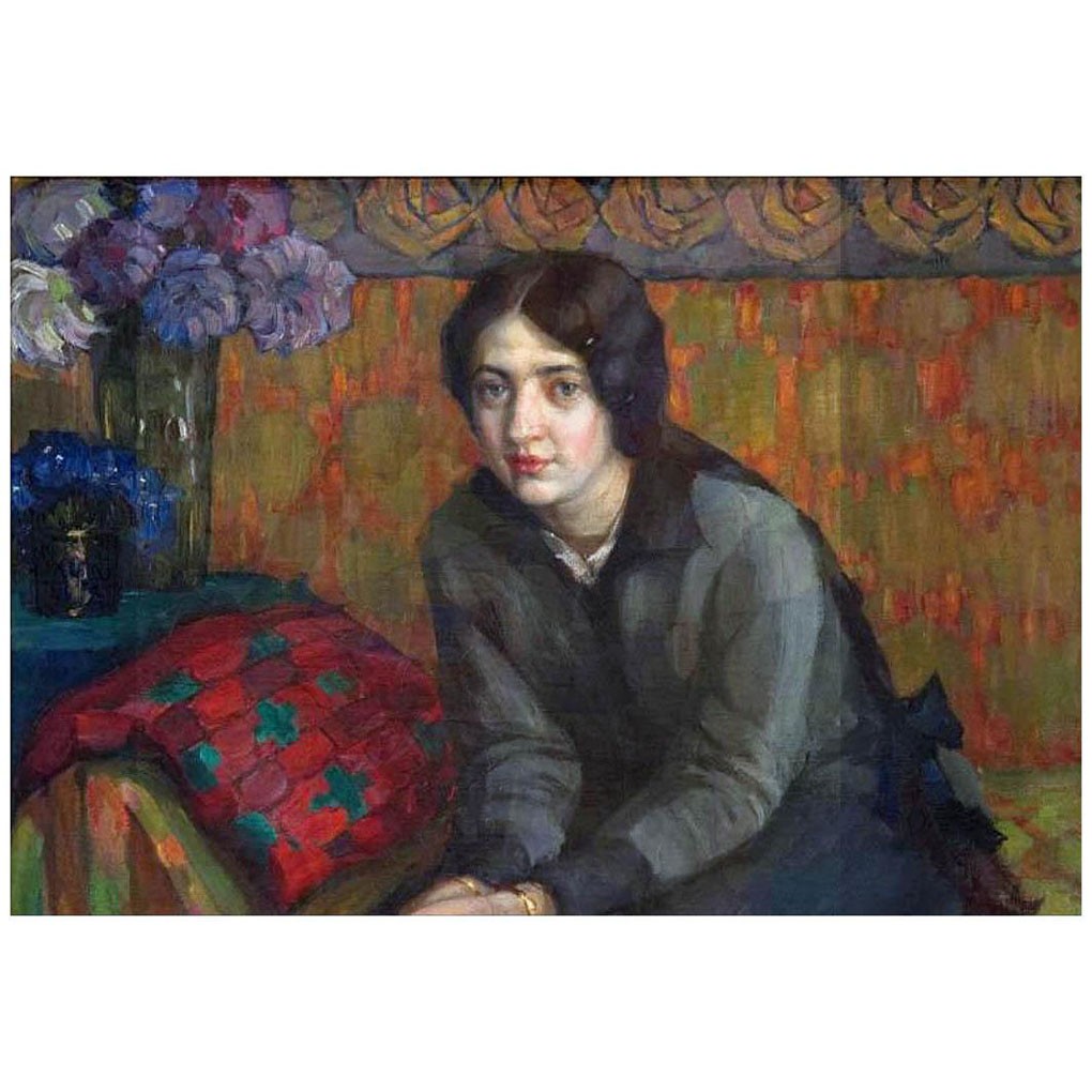 Ольга Делла-Вос-Кардовская. Женский портрет. 1900-е