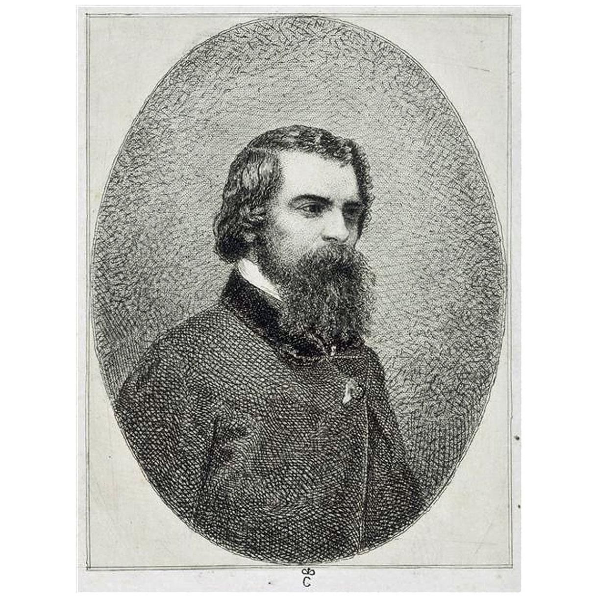 Narcisse Diaz. Autoportrait. 1850. Château de Compiègne