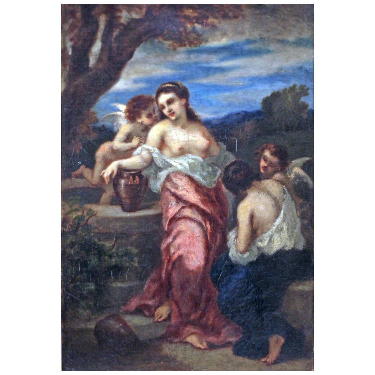Narcisse Diaz. Le puit, nymphes et Amour. 1850. Musee d’Orsay