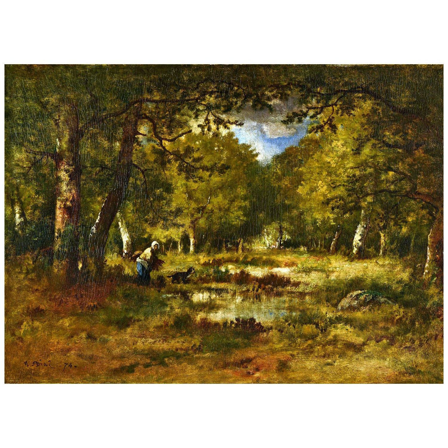 Narcisse Diaz. Sous-bois. 1874. Musée des beaux-arts de Reims