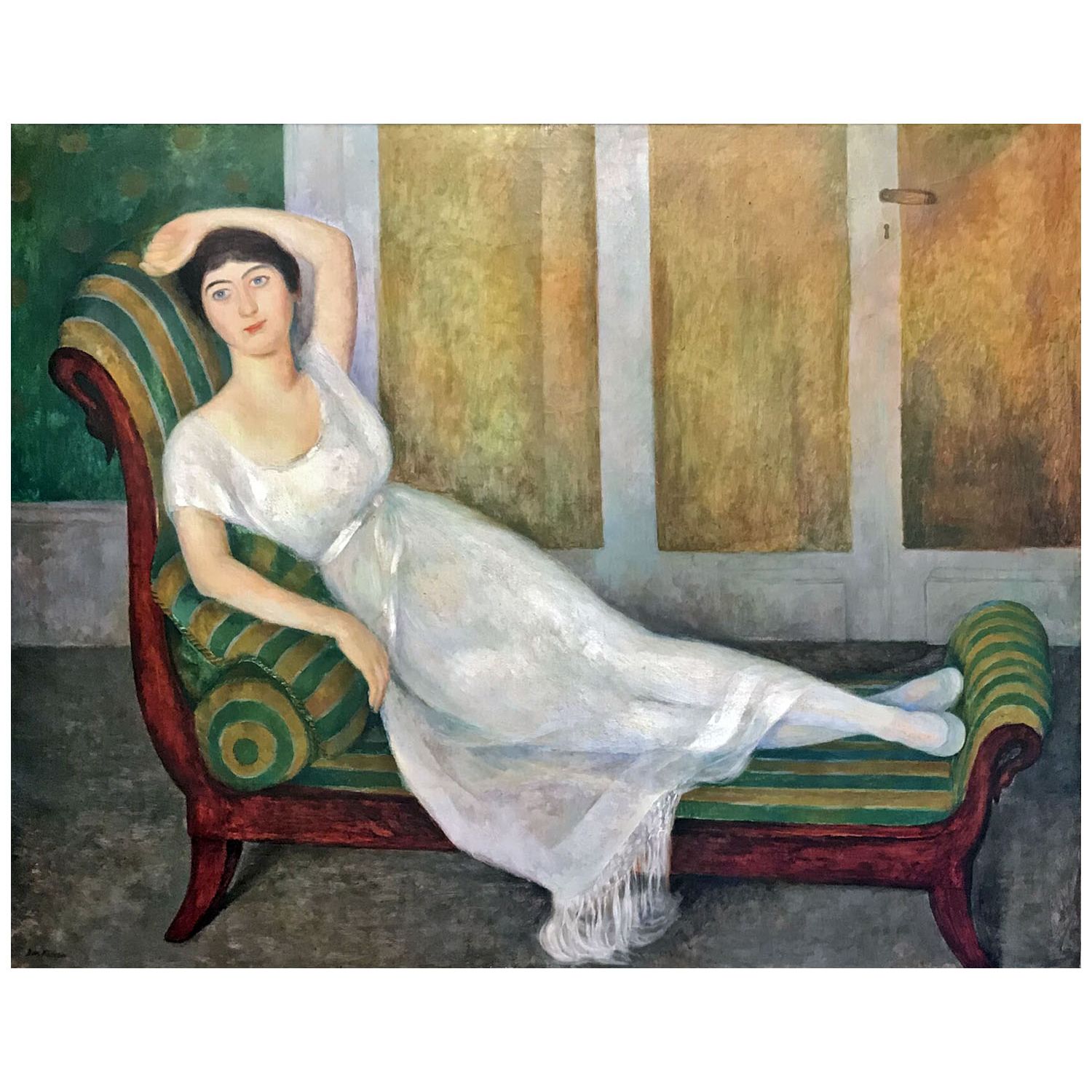Diego Rivera. Angelina Beloff. 1918. Museo Dolores Olmedo
