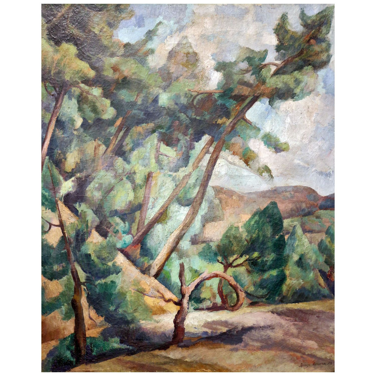 Diego Rivera. Midi Landscape. 1918. Museo Dolores Olmedo