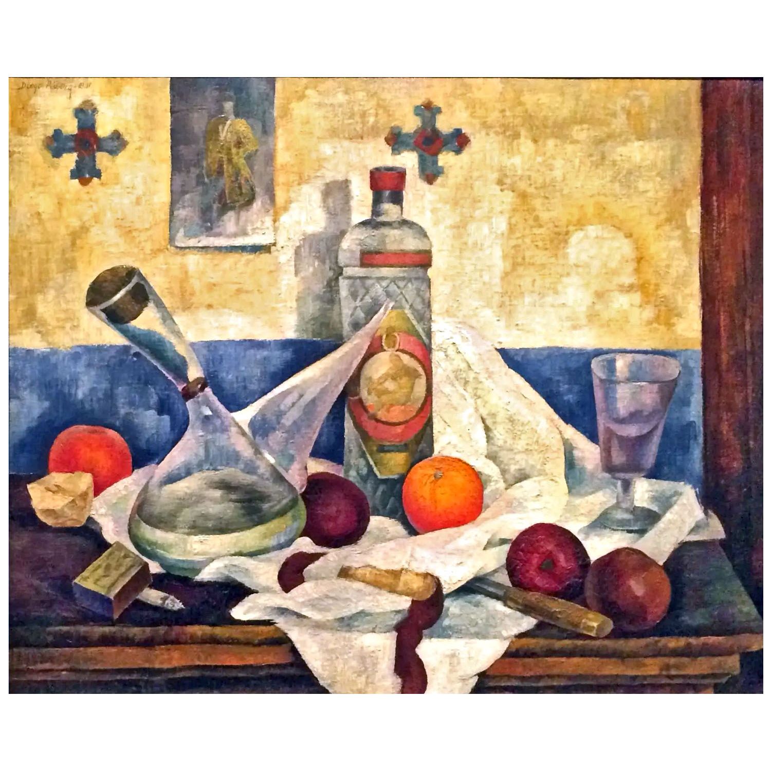Diego Rivera. Spanish Still Life. 1918. Museo Diego Rivera