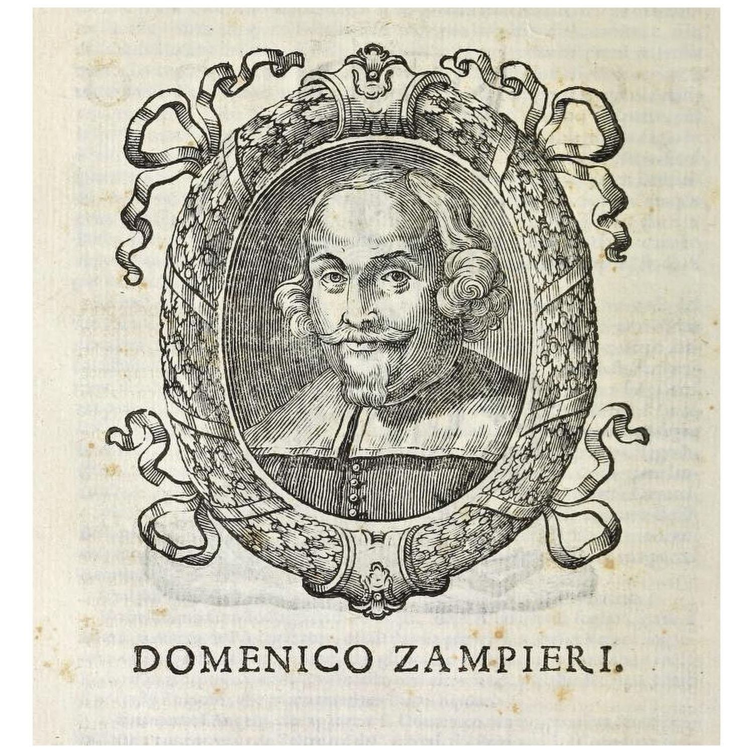 Carlo Cesare Malvasia. Ritratto di Domenico Zampieri. Paul Getti Center LA