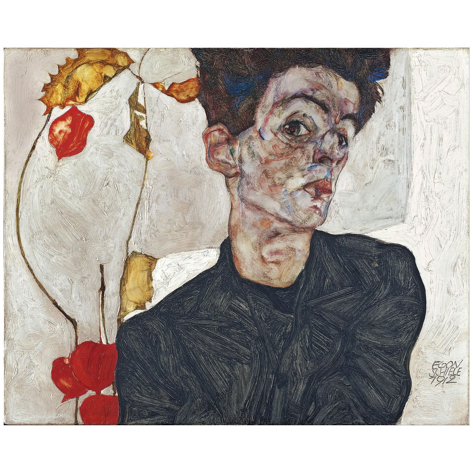 Egon Schiele. Selbstbildnis. 1912. Leopold Museum Wien