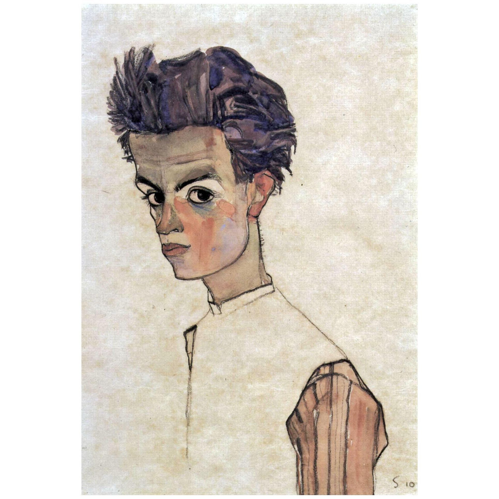 Egon Schiele. Selbstbildnis. 1910. Leopold Museum Wien