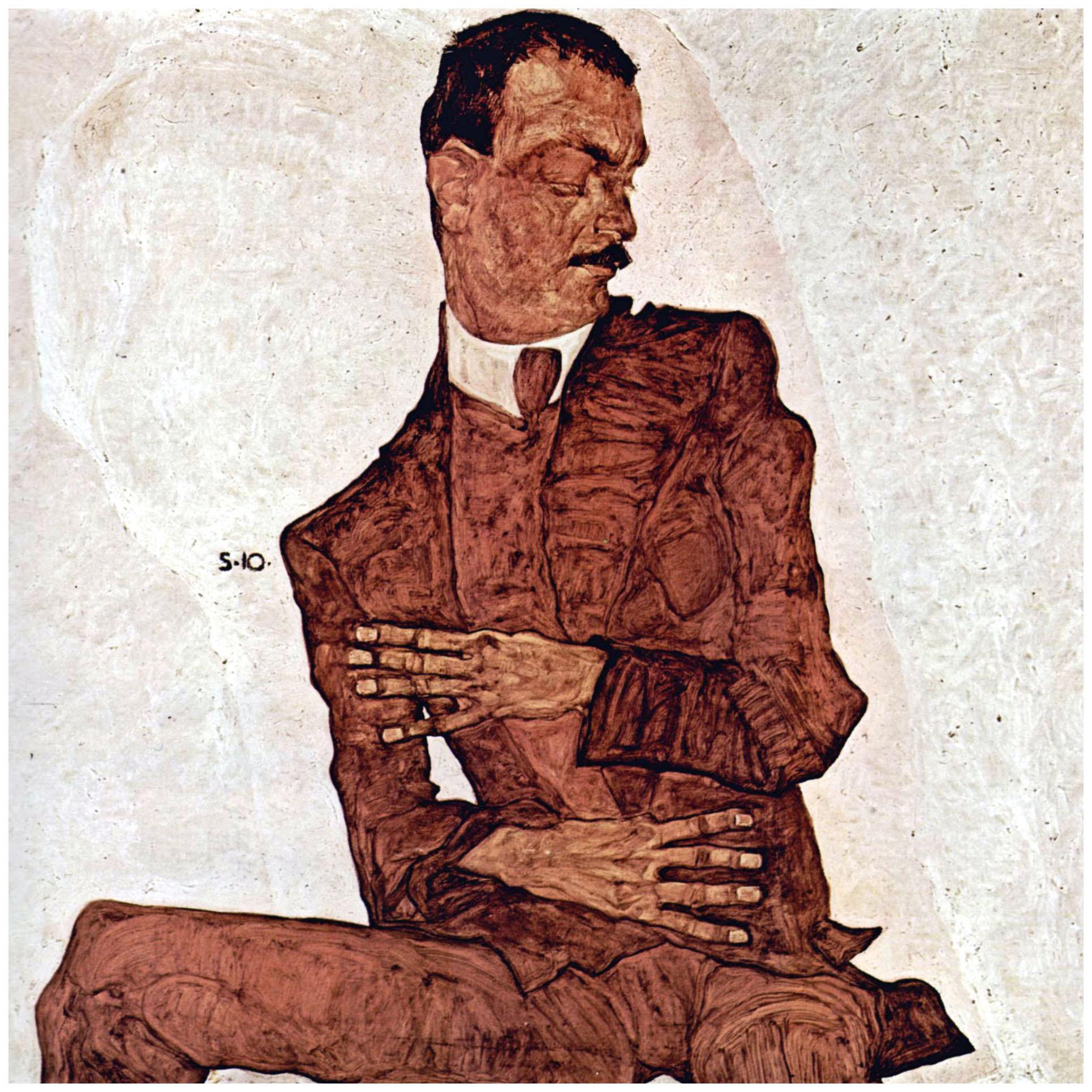 Egon Schiele. Der Maler Max Oppenheimer. 1910. Albertina Wien