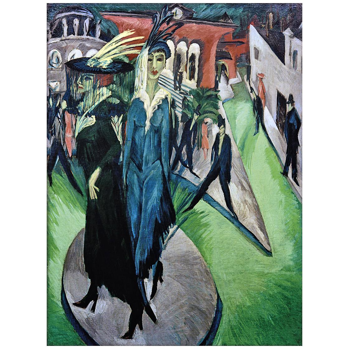 Ernst Ludwig Kirchner. Potsdamer Platz. 1914. Neue Nationalgalerie Berlin