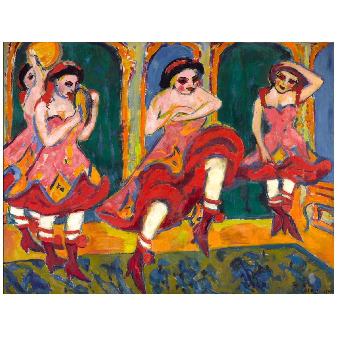Ernst Ludwig Kirchner. Czardas Dancers. 1908. Gemeentemuseum Den Haag