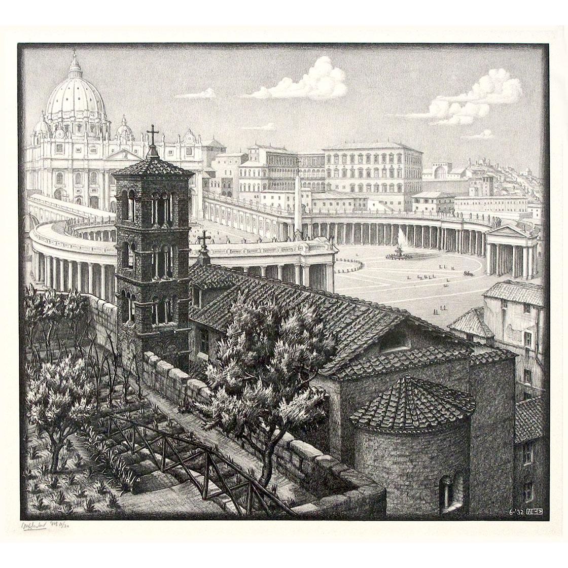 Maurits Cornelis Escher. Rome. 1932
