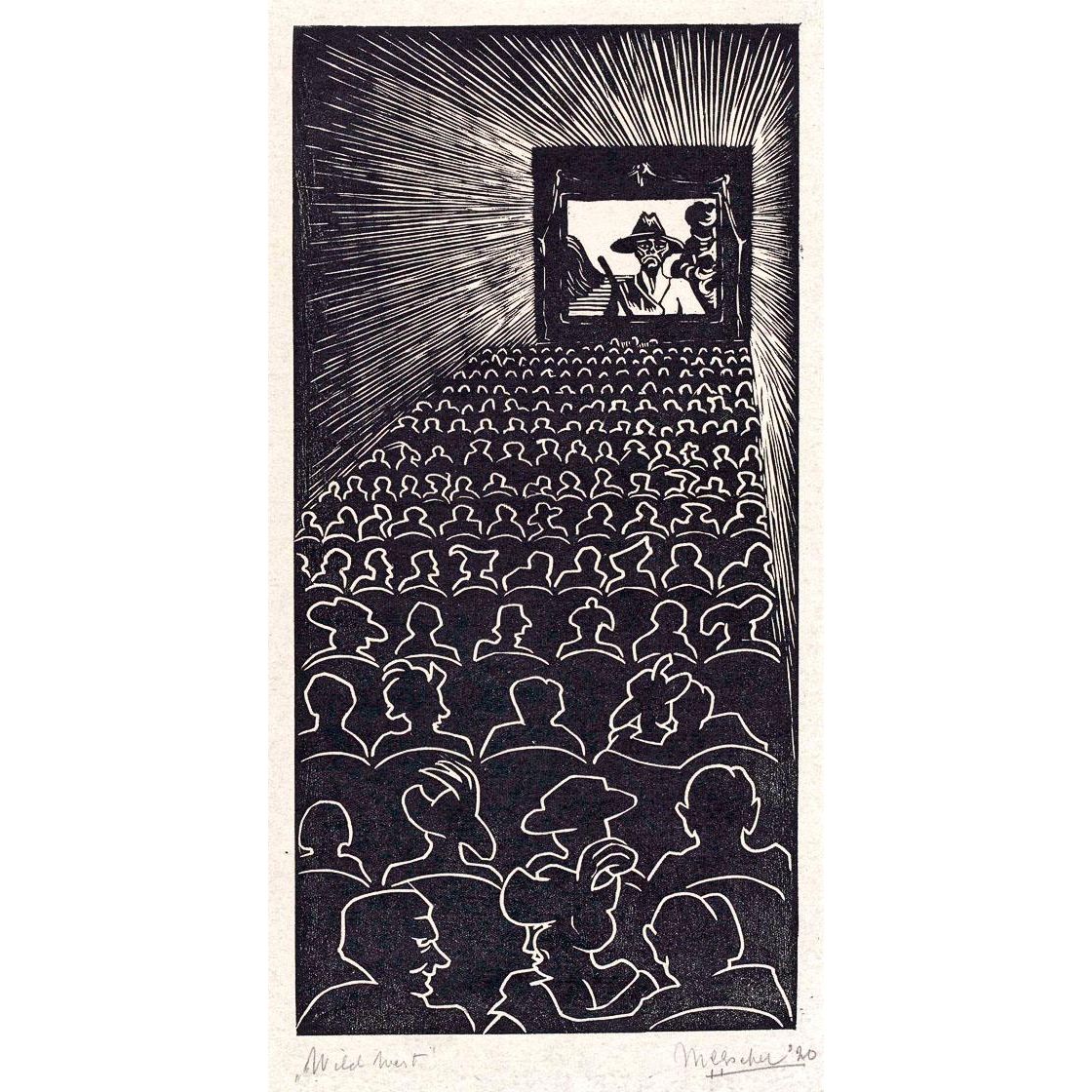 Maurits Cornelis Escher. Wild West. 1920