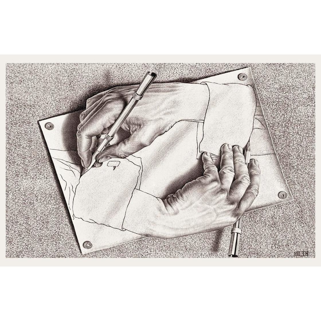 Maurits Cornelis Escher. Drawing Hands. 1948