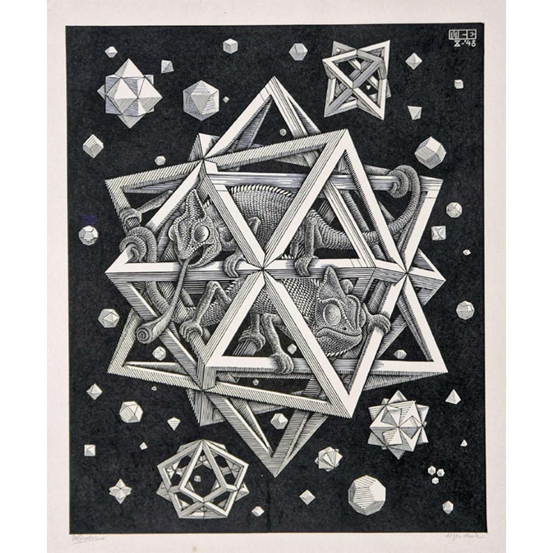 Maurits Cornelis Escher. Stars. 1948