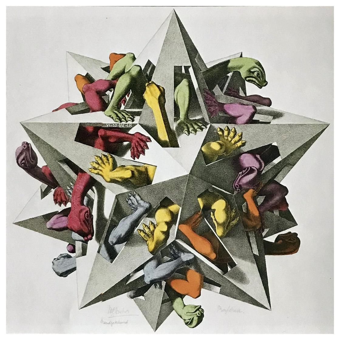 Maurits Cornelis Escher. Gravity. 1952