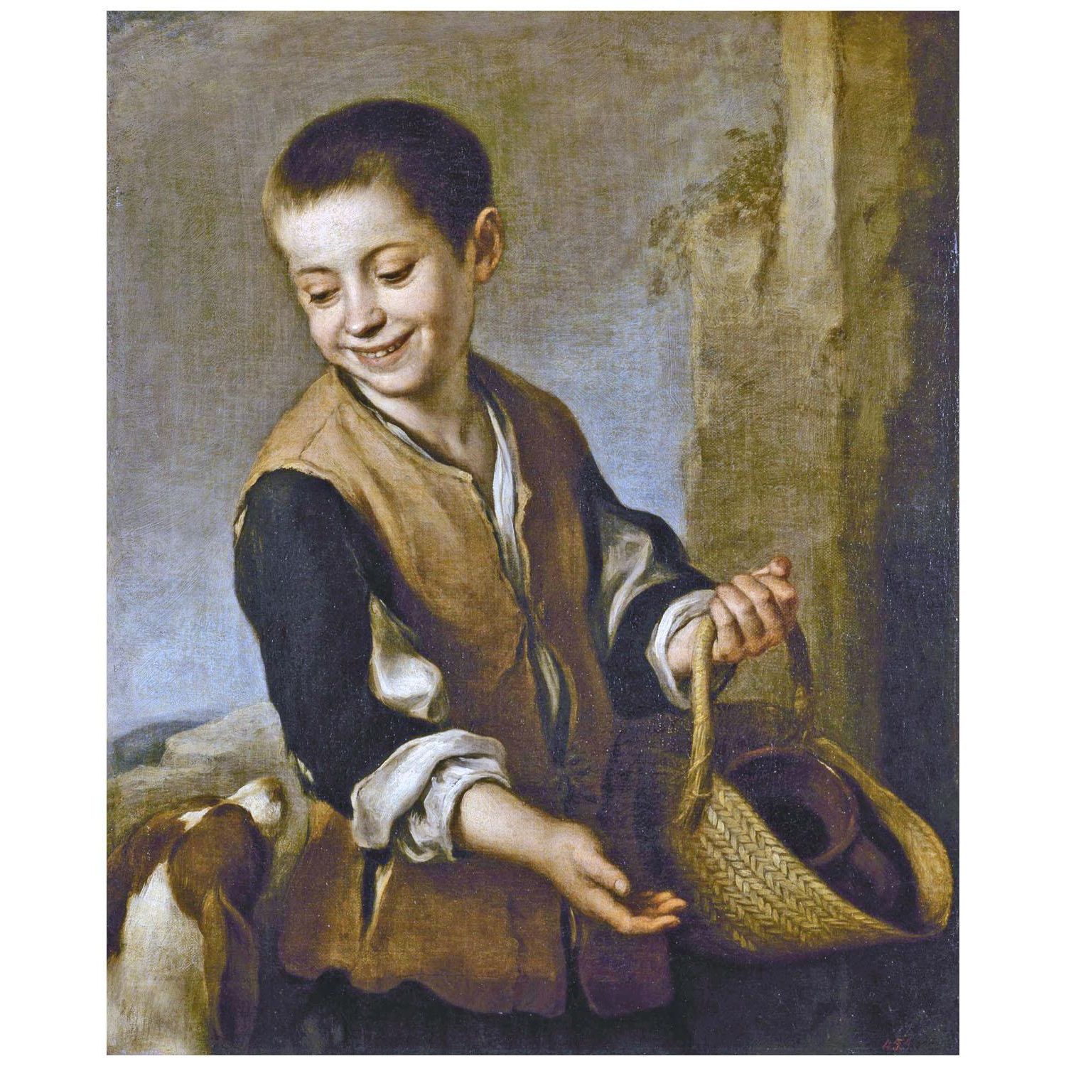 Bartolome Esteban Murillo. Niño y el perro. 1655. Hermitage Museum