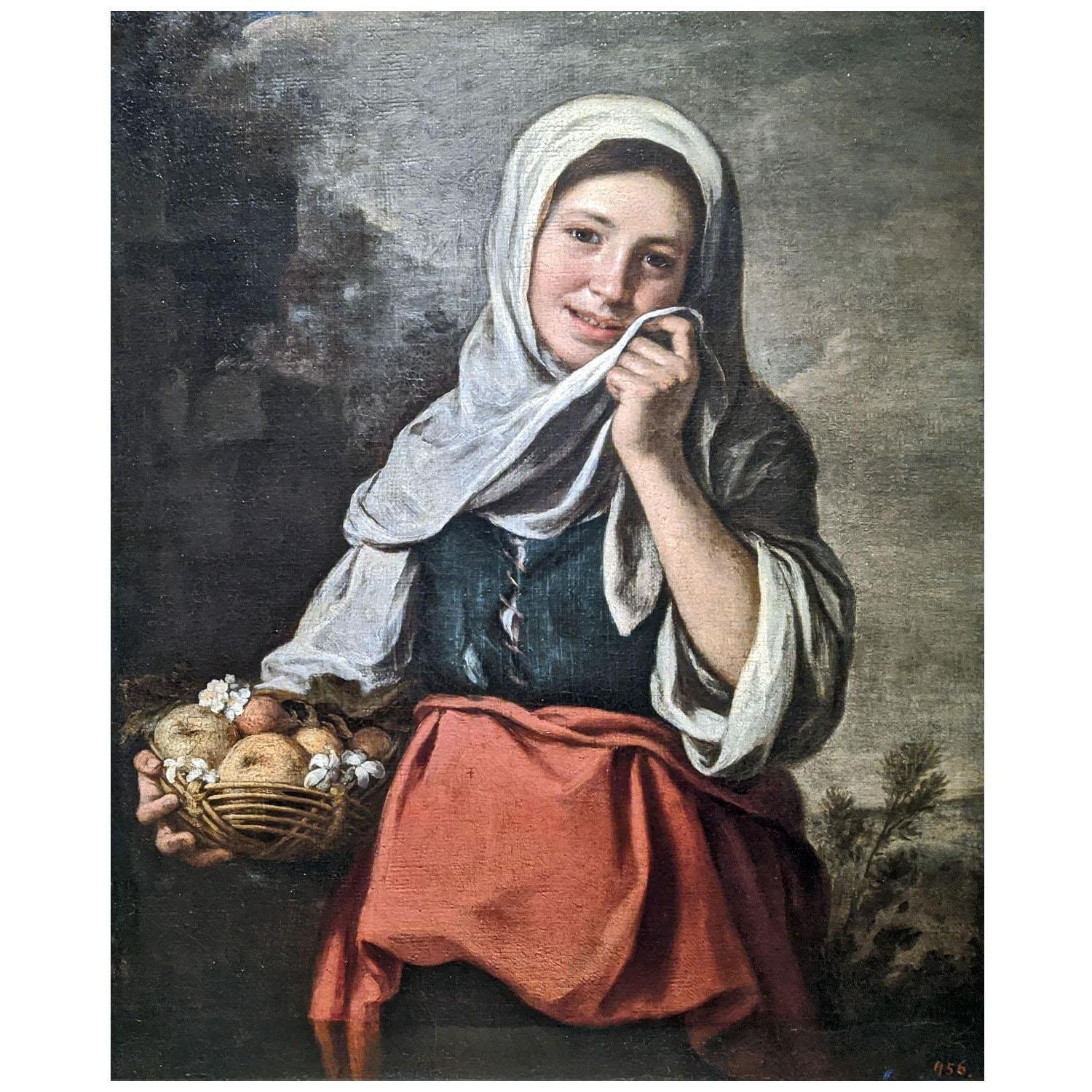 Bartolome Esteban Murillo. Niña con cesta de fruta. 1655. Pushkin Museum
