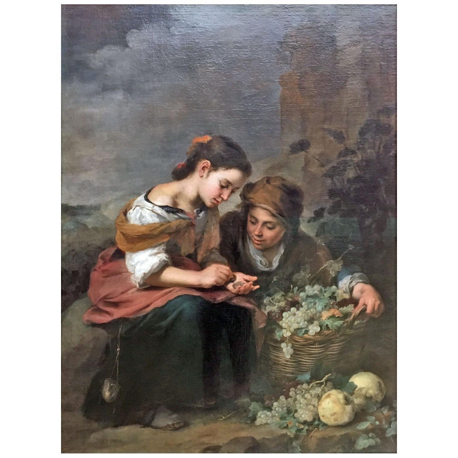 Bartolome Esteban Murillo. Vendedores de fruta. 1670. Alte Pinakothek Munchen