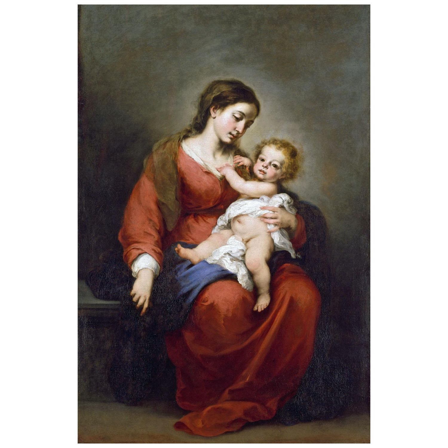 Bartolome Esteban Murillo. Virgen y Niño. 1670. Museo Thyssen-Bornemisza Madrid